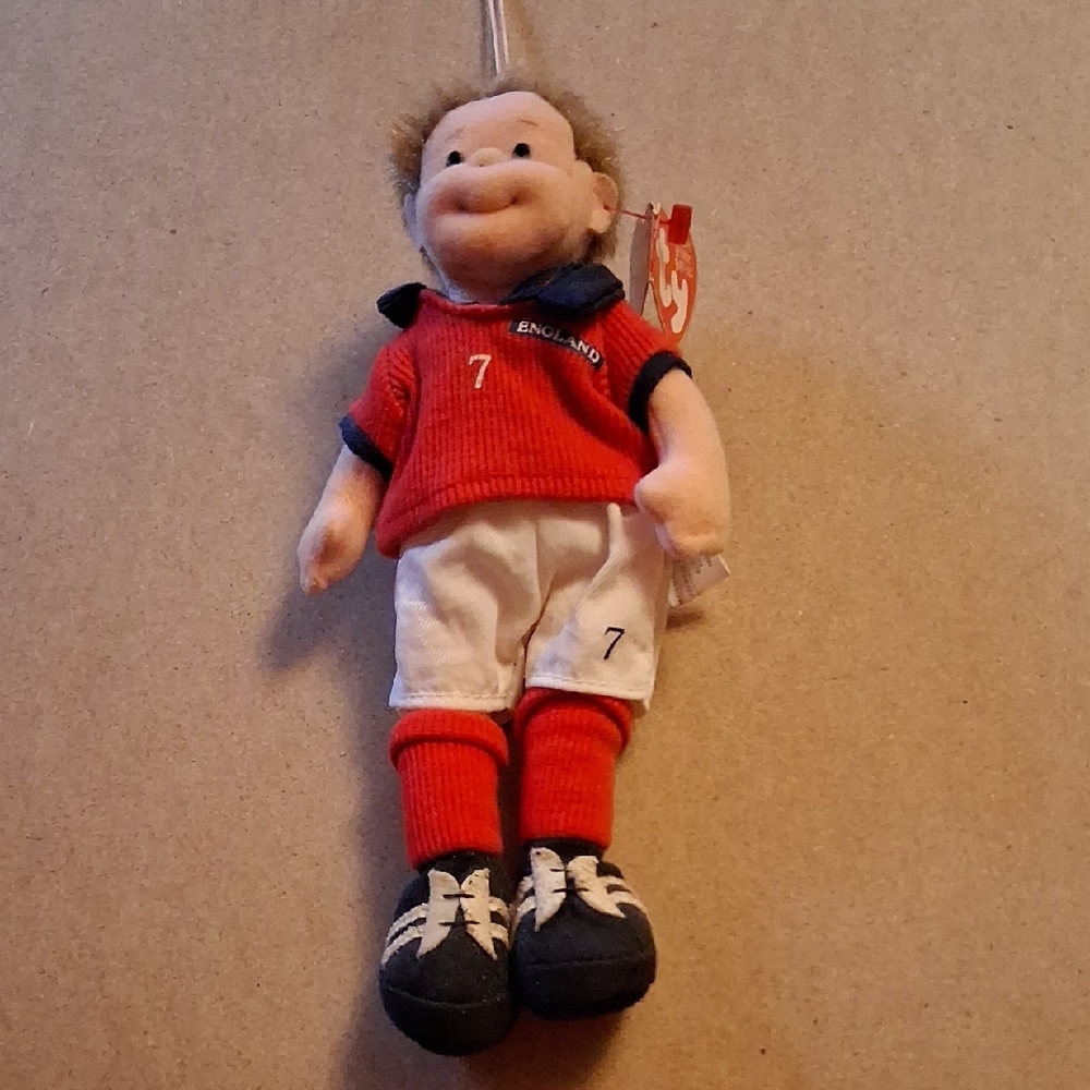 Footy Red and White Soccer Plush Doll NWT - Picture 12 of 13